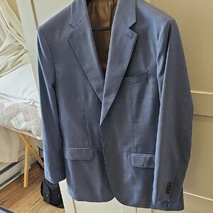 Pale Blue, BR All Wool Blazer NWOT, 42R